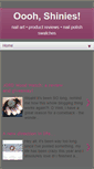 Mobile Screenshot of ooohshinies.com