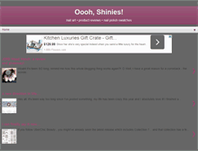 Tablet Screenshot of ooohshinies.com